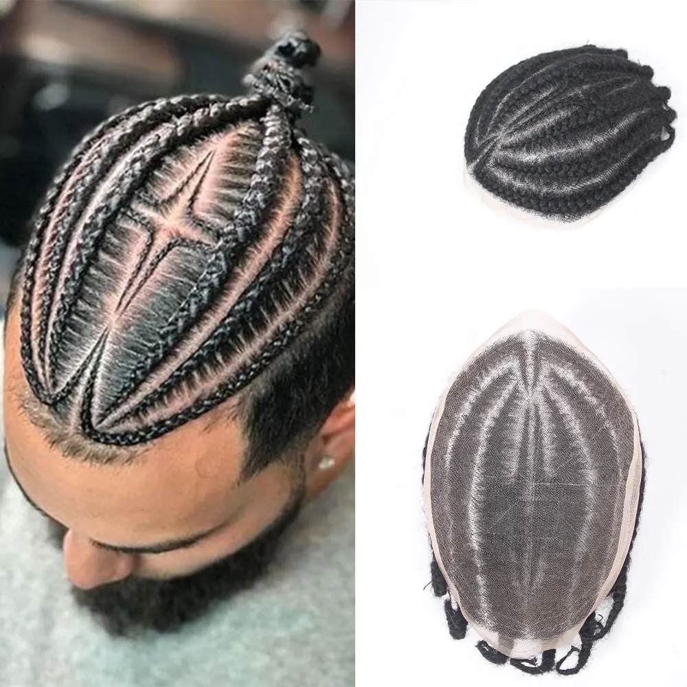 Cabello Corto Trenzas Estilos Para Hombres Trenzas Afro Prótesis