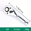 Compact Dual-Size 72-Tooth Ratchet Wrench with Short Handle - Fast, Efficient Auto Repair Tool 6