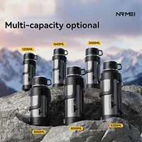 Bouteille d'eau isotherme en acier inoxydable grande capacité Nrmei pour le camping et les aventures en plein air, préservation de l'eau 6