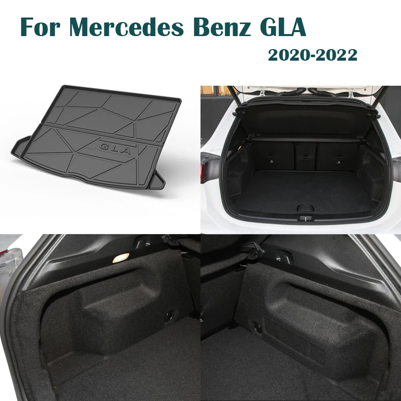 

For Mercedes Benz GLA 2022 2021 2020 GLA H270 180 200 Car Cargo trunk mat Boot Liner Tray Anti-slip Floor Mat Accessories