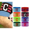 Soccer Captain Armband for Adults Kids Adjustable Football Soccer Team Leader Arm Band Bracelet Football Training Group Armband