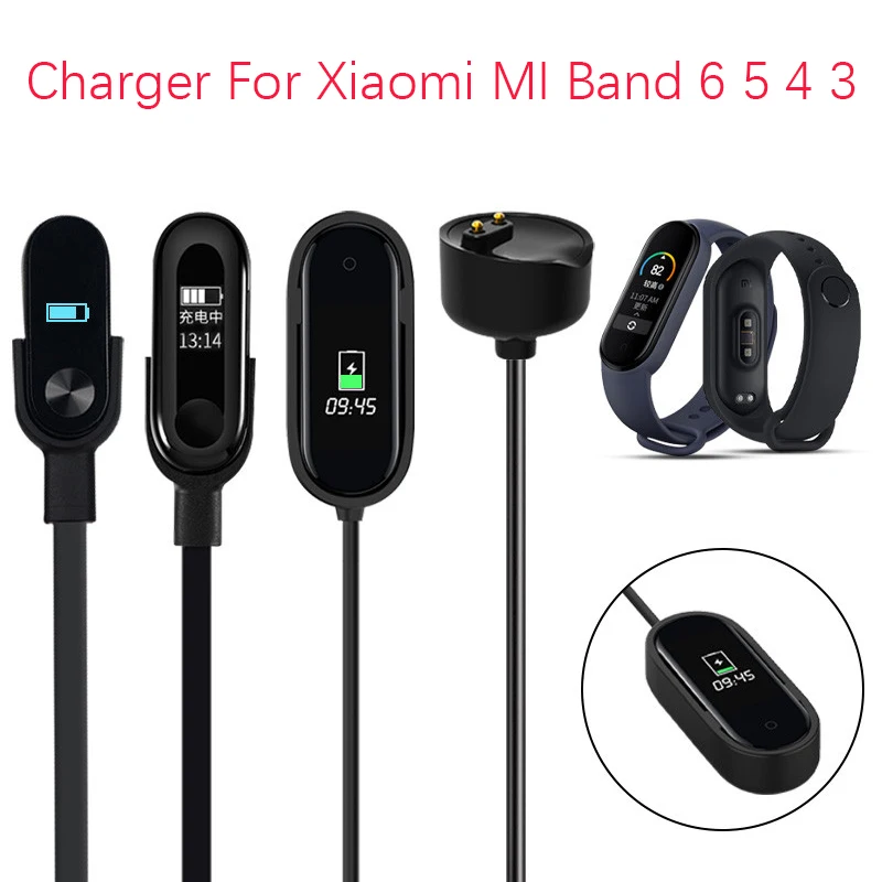 USB Charger For Xiaomi Mi Band 6 5 4 3 2 Magnetic Charger For MiBand 5 6 3 Portable Fast Charging Cable Data Dock MIband