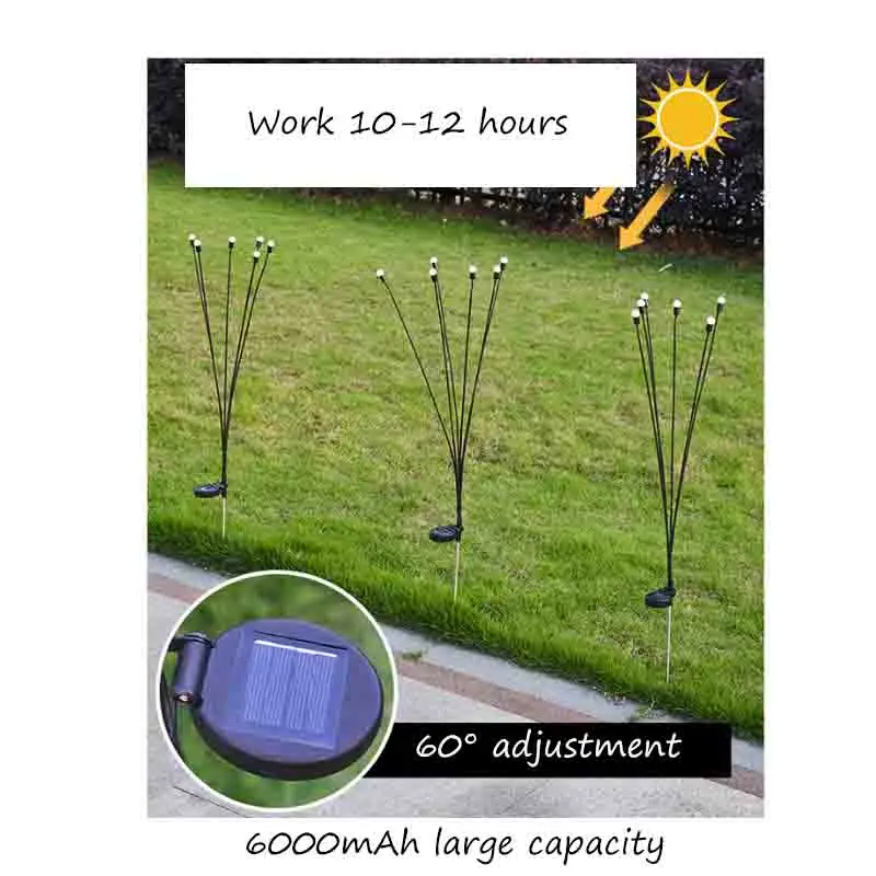 best solar light for home 1pc Star Solar Garden Light Nightlamp Outdoor Waterproof Courtyard Pathway Landscape Decor Gypsophila Led Lawn Decoration NEW solar deck post lights