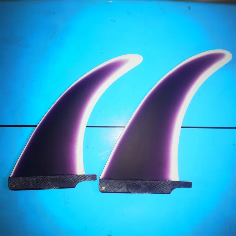 BiLong FCS Surfboard Fins 8.5-9.5inch Fiberglass SUP Paddle Board Longboard Fin Single US Box Center Fin Inflated Board surfing