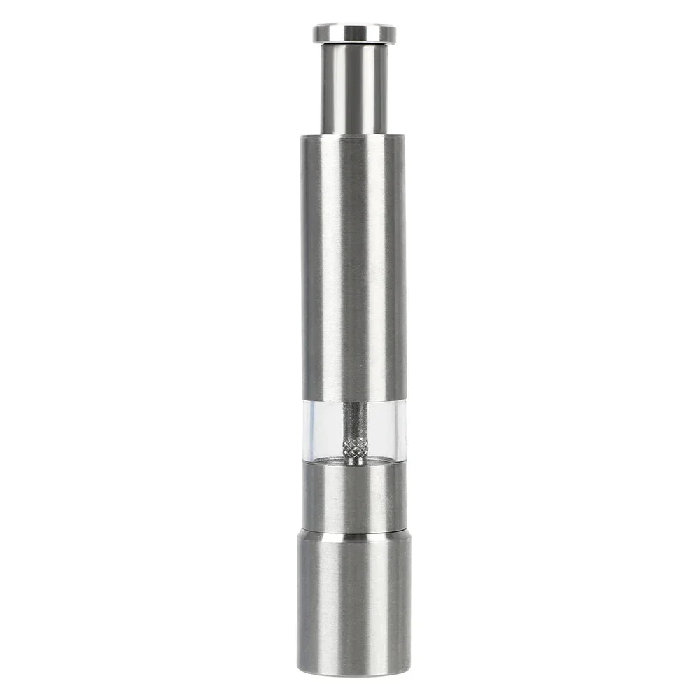 Manual Stainless Steel Kitchen Accessories Salt Pepper Spice Sauce Grinder Seasoning Grinding Pepper Mill