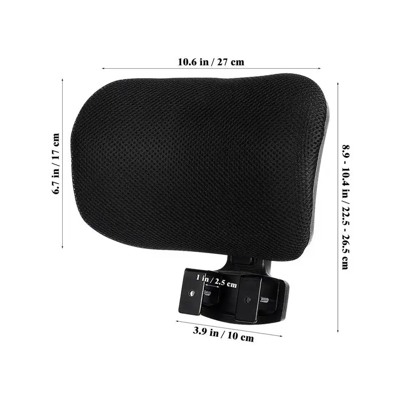 Office Computer Chair Headrest Retrofit Adjustable Computer Chair Head Retrofit Lift Neck Pillow Swivel Mesh Headrest NEW 2024