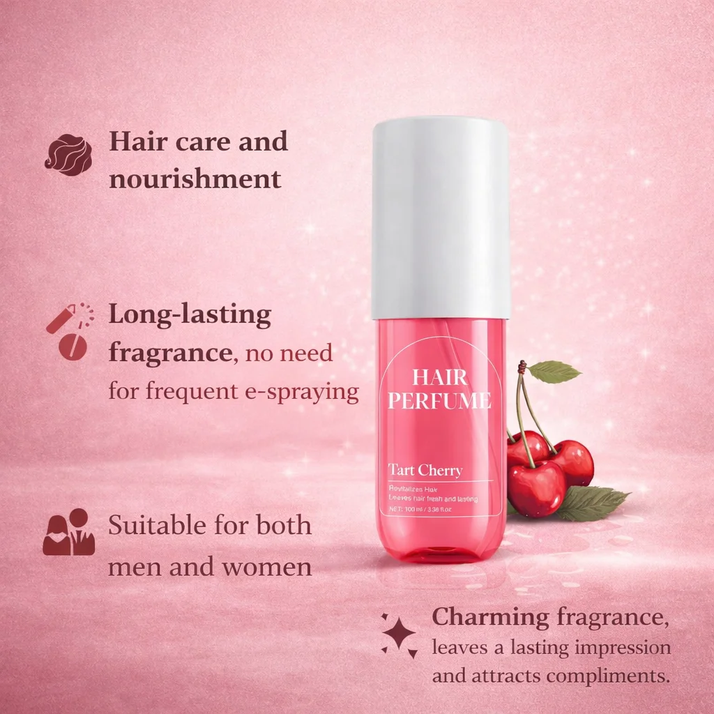 Kersen haarparfum en bodymist voor dames verfrissende hairspray_voghion.com