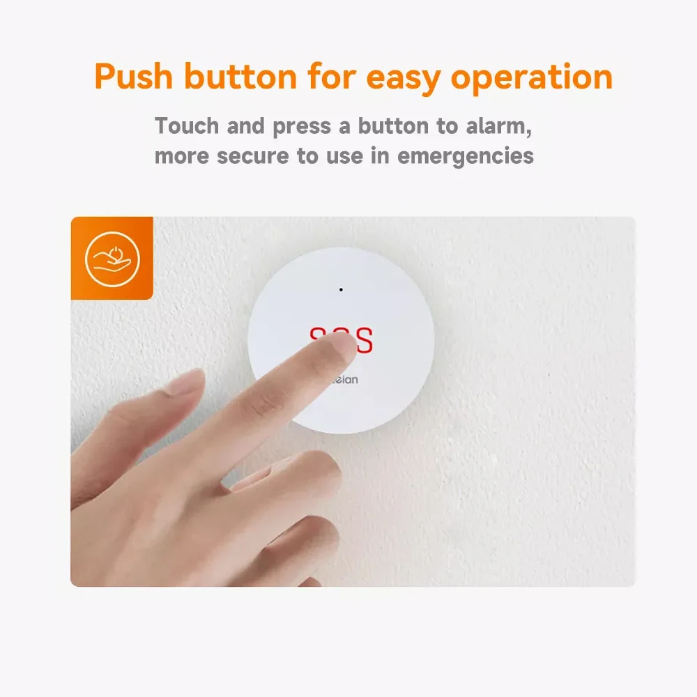 Meian Zigbee SOS Emergency Button for Senior Elderly for Medical Alert Button