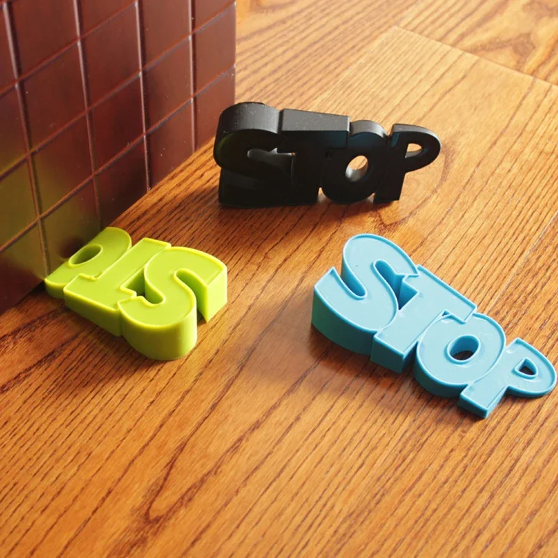 1 Pc Silicone Door Stopper Baby Safety 