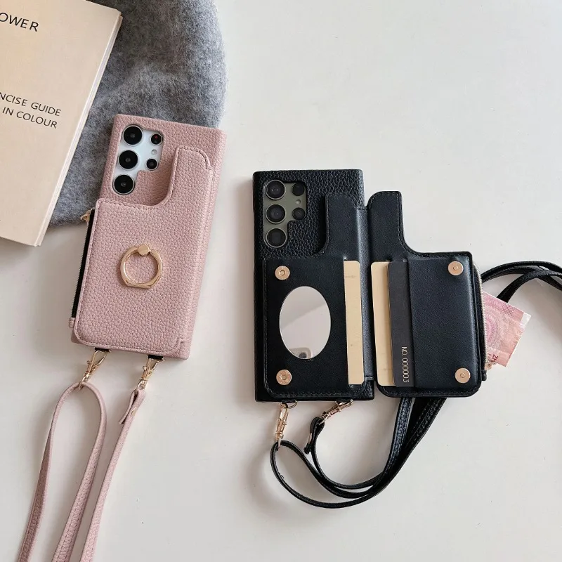Sleek Crossbody Wallet Phone Case with Card Slots