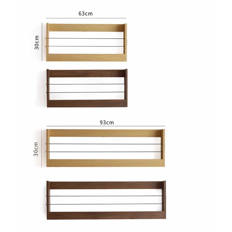 Wall-Mounted Bookshelf Magazine Rack Storage Organizer Living Room Display Shelf Decorative Simple Office Furniture Estante FYMR