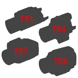 Tactical TR8 TR7 TR1 TR4 LED Weapon Light Scout Red Laser Sight for Pistol Glock HK USD 1911 Strobe Flashlight Rifle Rapid Fire