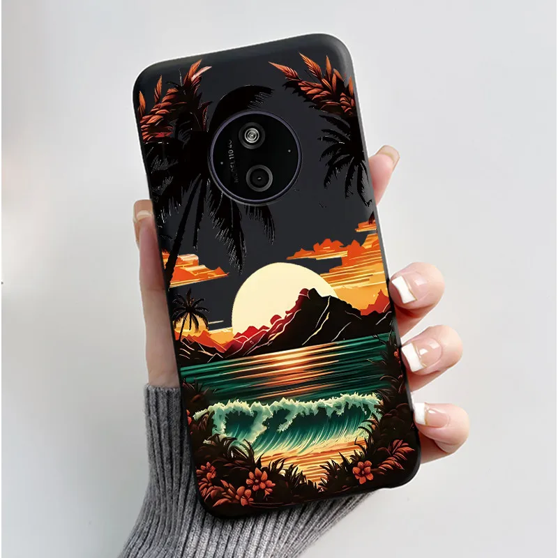 Aesthetic Luxury Soft Silicone Black Matte Phone Case Cover - Cute and Cool Design