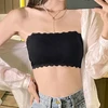 Lace Strapless Bra Women Sexy Tube Top Invisible Push Up Bralette Lady Seamless Underwea Lingerie Summer Chest Wraps Crop Tops 3