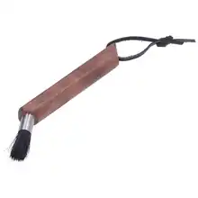 

Coffee Grinder Cleaning Brush Curved Wood Handle Brush for Home Kitchen Coffee Machine Cleaning Tool