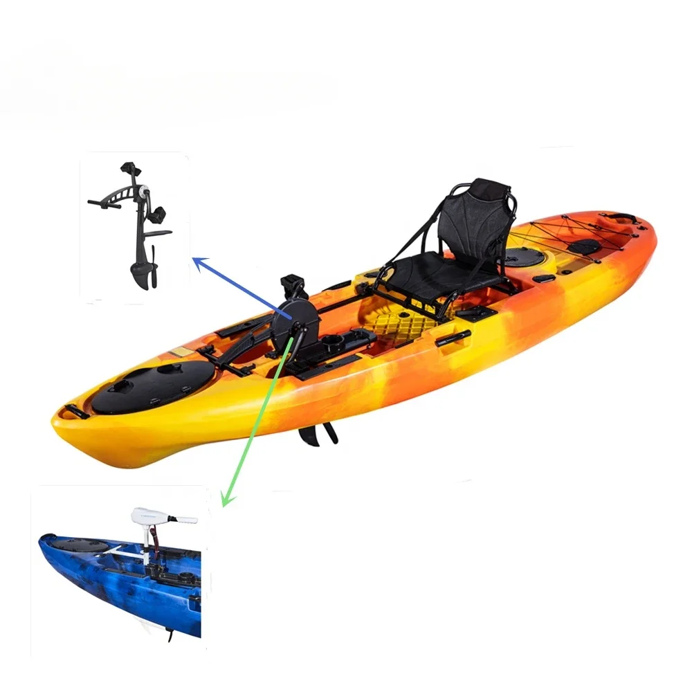 10ft Kayak with Pedal for 1 Person Kayaks Rowing Boat Foot Propel Angler  Sport Fishing - AliExpress