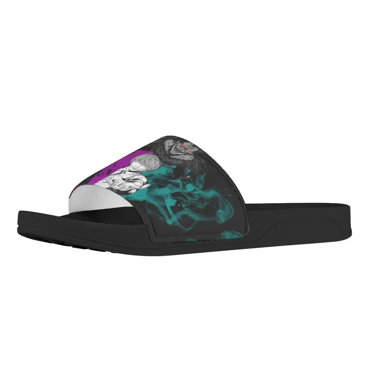 Cartoon Anime Death Note Print Women Slippers Casual Home Footwear New Fashion Summer Sandals Rubber Shoes