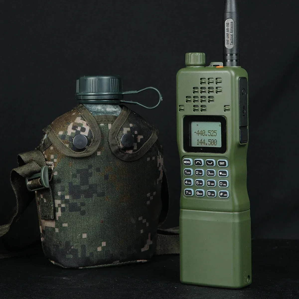 AR-152 15W 고출력 50km VHF/UHF 장거리 전술 게임용 무전기 AN /PRC-152 사냥용 크로스컨트리 무전기