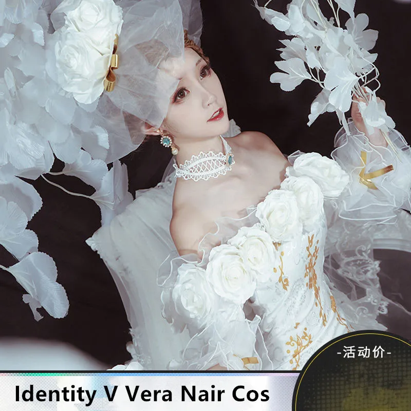 

Game Identity V Rose Vera Nair Cosplay Costume Anime Perfumer Long Dress Role-playing Clothing for Girls 2022 Sizes S-XL New