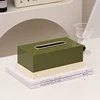 【EpeiusHome】 Paper Box Household Coffee Table Surface Tissue Box Light Luxury Nordic Simple Storage Box 3