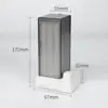Detachable Cotton Pad Storage Box Rectangular Plastic Auto Cotton Pad Dispenser Cosmetic Cotton Container Makeup Organizer Boxes 6