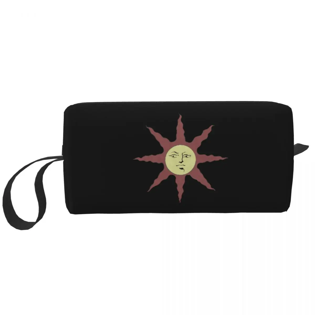 

Praise The Sun Makeup Bag Pouch Zipper Dark Souls Game Cosmetic Bag Travel Toiletry Bag Organizer Storage Bag Men Women