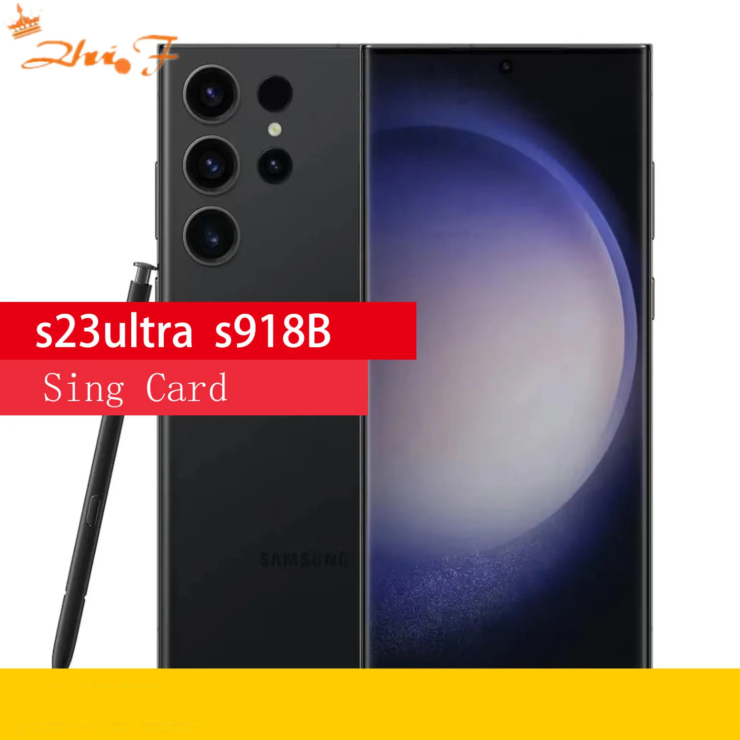 Samsung Galaxy S23 Ultra 5G S918B S918B/Ds 6.8 "Rom 256/512Gb/1Tb Ram 8/12Gb Sing Card Nfc Telefono Android Originale