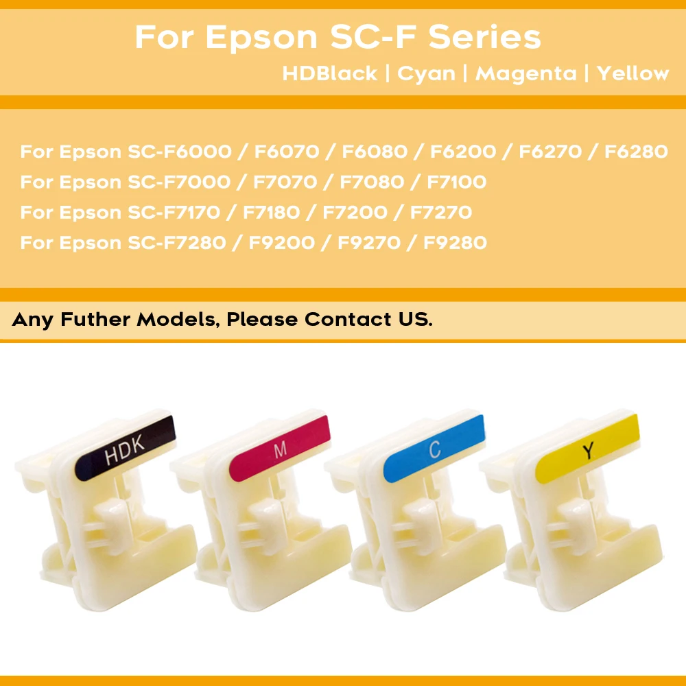 T741X T7411 T7412 T7413 T7414 Cartridge Chip with Holder for Epson SC F Series