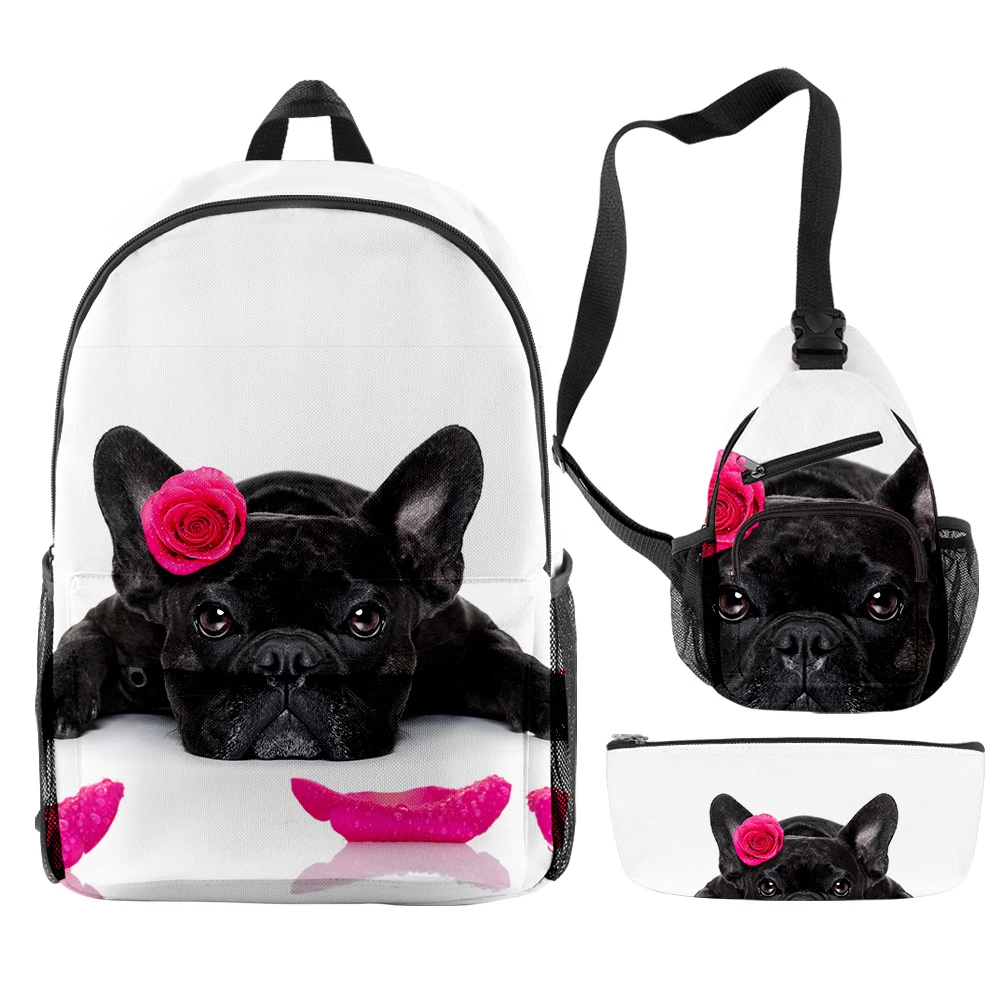 Fashionalarm Turnbeutel Mit Spruch Für French Bulldog Fans – Schwarz, One Size, 100% Baumwolle, Ca. 37x46 Cm
