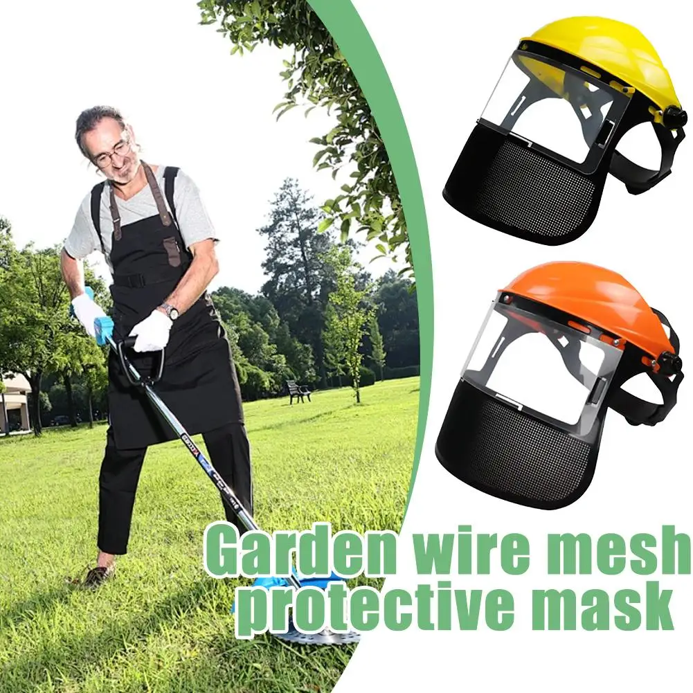 PVC Protective Face Mask For Cutting Grass And Gardening