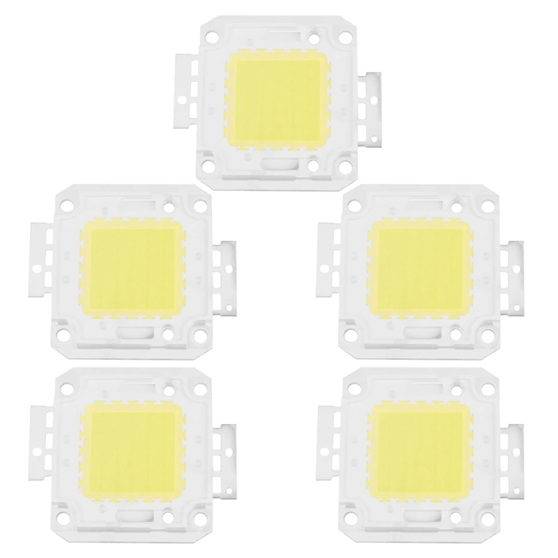 

5X 50W LED Driver Waterproof IP67 Power Supply High Power Adapter + 50W LED Chip Bulb Energy Saving For DIY Daylight