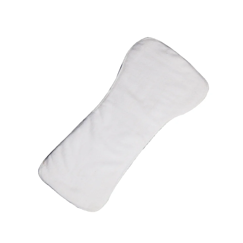 Four-layer Washable Nappy Foldable Water Absorption Diaper Reusable Napkin for Adults The Old (White) 5