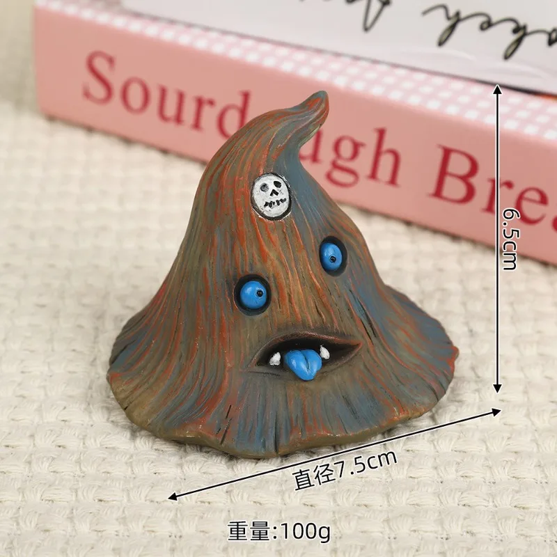 Blue Eye Ghost Home Decor Figurine - Practical and Stylish Accent Piece for Living Room, Study, and Entryway Decoration