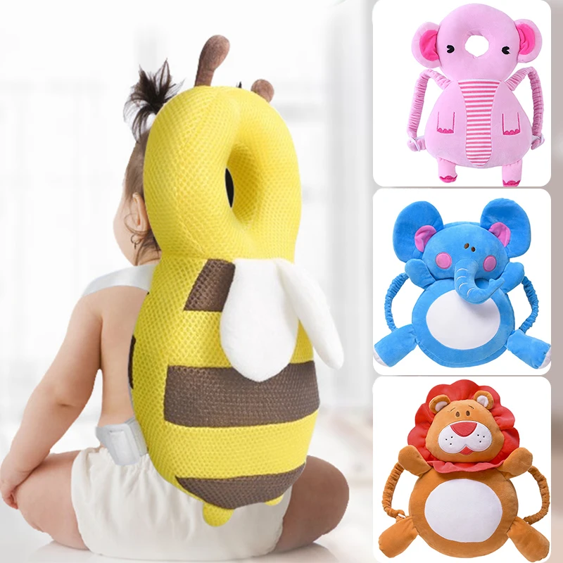 Baby Head Protection Pillow Cartoon Infant Anti fall Pillow Soft PP