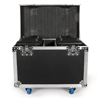 Fieryzeal Airline Case Heavy-duty Gator Case with Built in Wheels Handle for (2) 19x15W Moving Head Light Stage Light Flycase 2