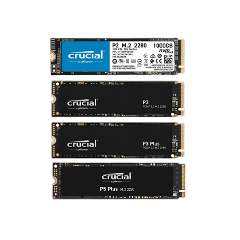 Crucial P3 M.2 4000 Go PCI Express 3.0 3D NAND NVMe - Disque SSD