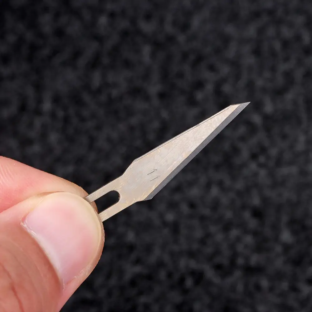 Stainless Steel Silver Scalpel Knife Blades for Phone PCB Repair