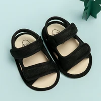 KIDSUN 2024 Newborn Baby Girl Sandals Cotton Sole Light Weight Breathable Baby Princess Shoes Baby Girl Infant Sandals Canvas 2