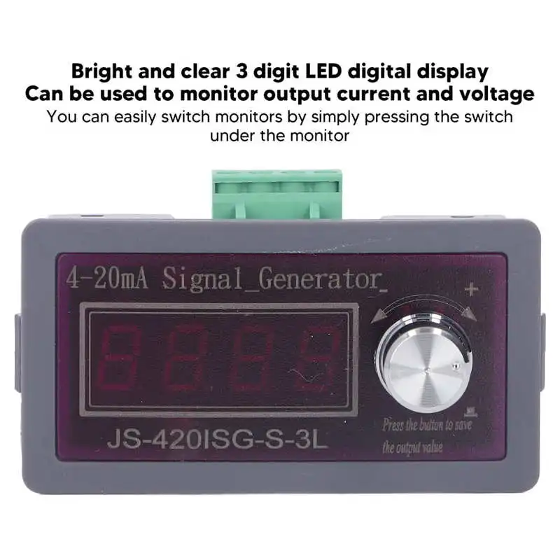 Handheld Signalgenerator 0-10V / 0-22mA – Präziser Prozesskalibrator Mit 4-stelliger Digitalanzeige – Für SPS, DCS & Transmitter