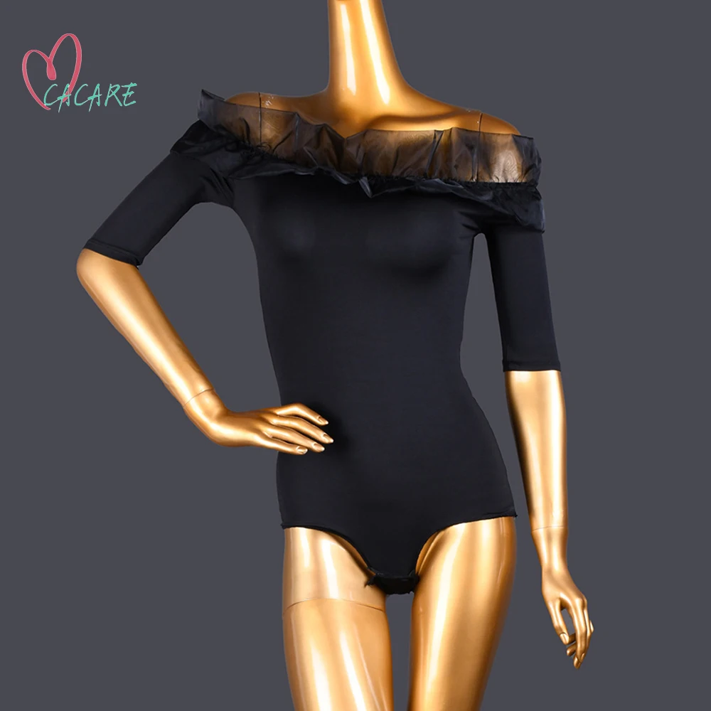 Women's Leotard Bodysuit for Ballroom Dance Competition Dresses Waltz Latin Tango Flamenco