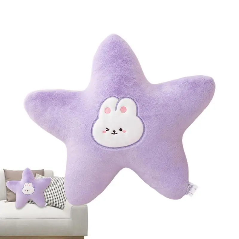 

Plush Pillows Toys Four Leaf Clover Seating Cushion Pillow Soft Plush Snuggle Cuddle Pillow For Shelf Bedroom Car Table