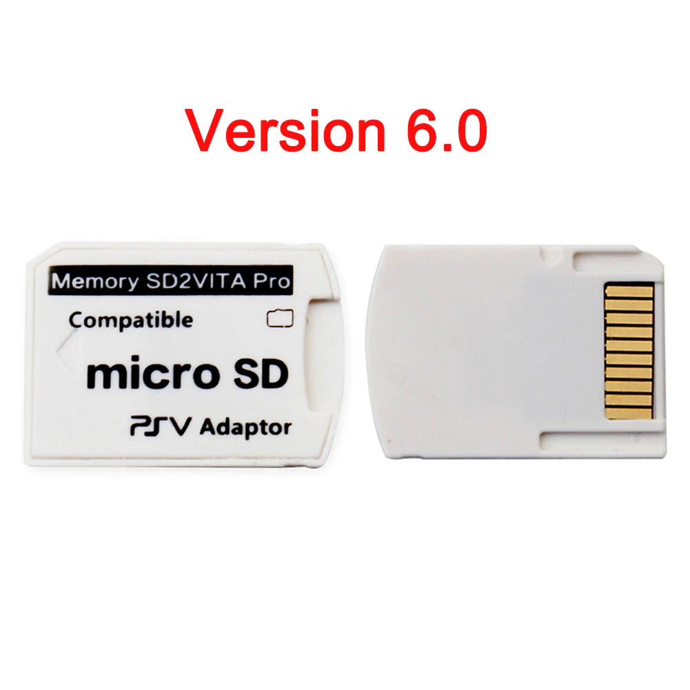 V6.0 SD2VITA PSVSD Memory Card Adapter For PSVita Henkaku 3.65 System