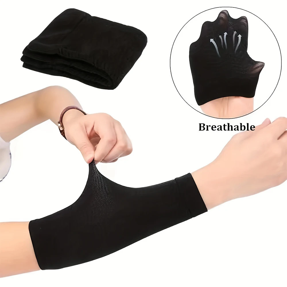 Knitted Arm Sleeve for Shaping and Beauty, Elastic Contraction and Auxiliary Compression Arm Sleeve