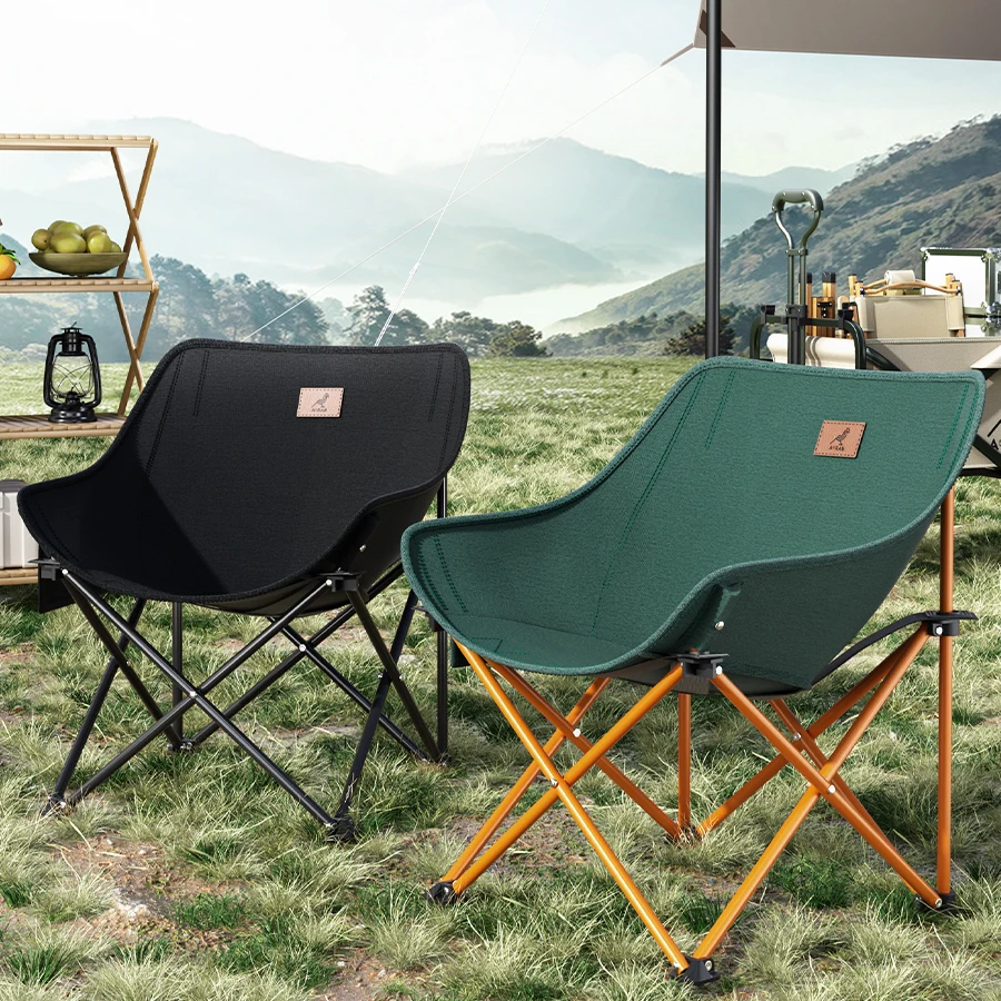 Outdoor folding chair, portable camping, picnic camping chair, ultra light fishing beach chair