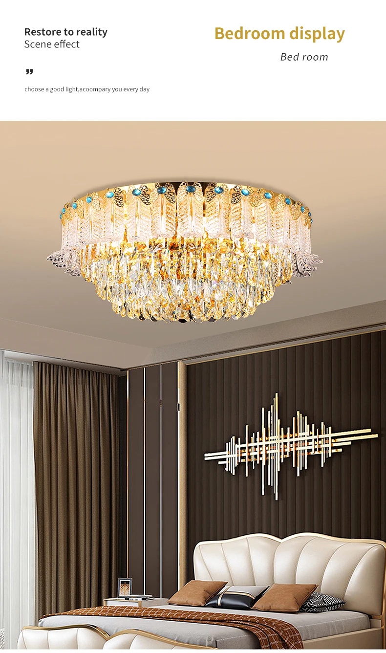 MODERN LUXURY CANDLE CRYSTAL CHANDELIER - LODAMER