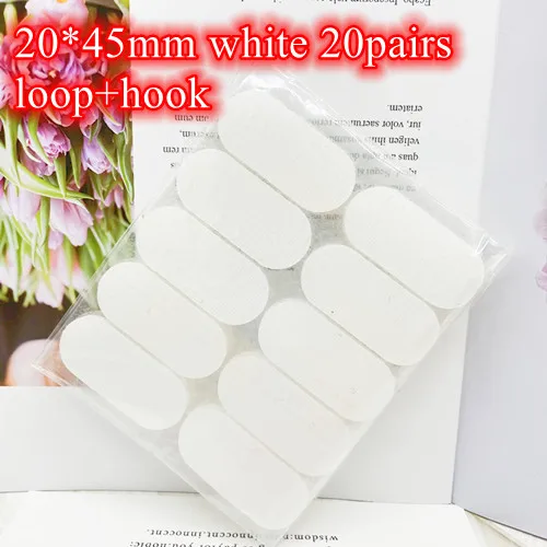 20x45mm white20pairs
