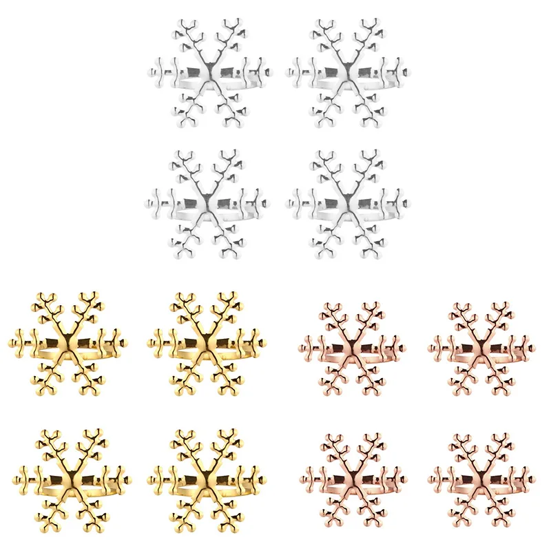 

4 шт., рождественские снежинки