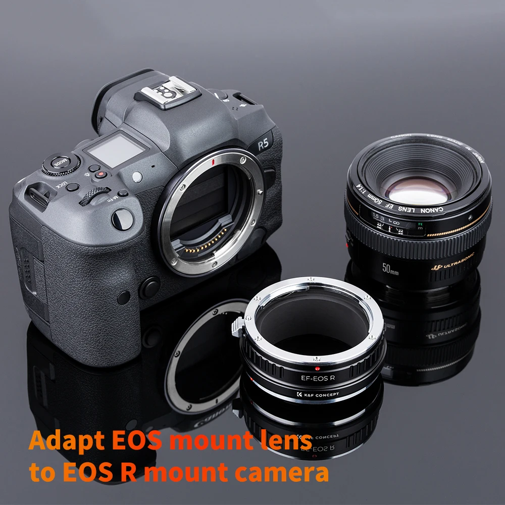K&F Concept EF-EOS R カメラレンズマウントアダプターリング