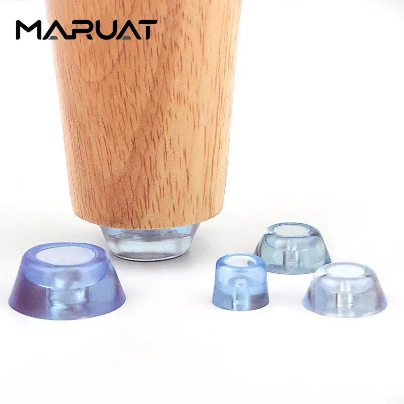 Rubber Chair Leg Caps Feet for Furniture Chair Leg Floor Protectors Sofa Foot Transparent Anti-noise Pad Feet Pads 10pcs chair leg caps rubber furniture feet pads furniture leg caps