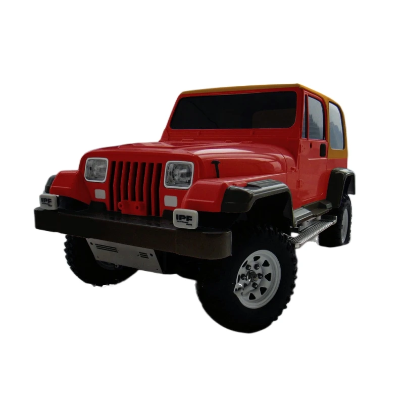 レオパードフラワーブラック 1/10ラジコンタミヤCC-02改 社外JEEP
